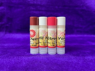 4 pack - Shea Butter Lip Balm
